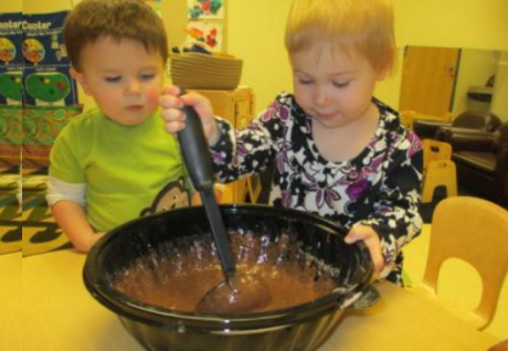 Making cake with my buddy Jack1